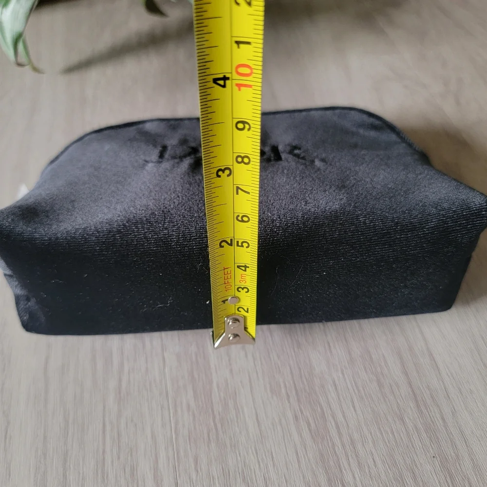 Flash Sale🎉 Authentic Dior Black Velvet Cosmetic Pouch